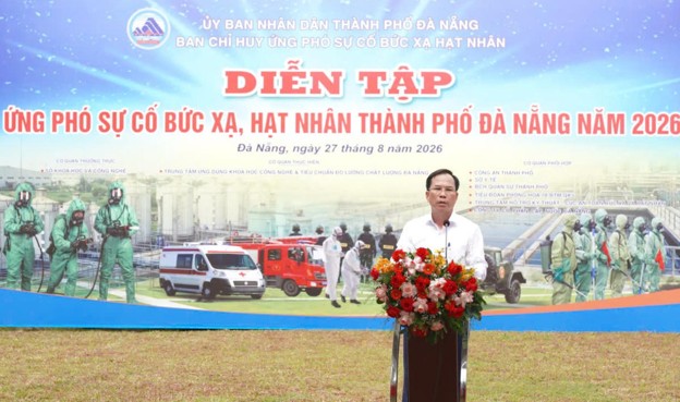 Ông Nguyễn Thanh Hồng, Giám đốc Sở Khoa học Công nghệ phát biểu khai mạc